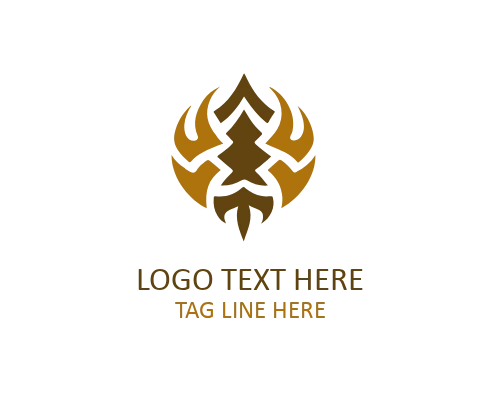 Tribal Bridge Shape Logo