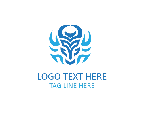Tribal Circle Pattern Logo