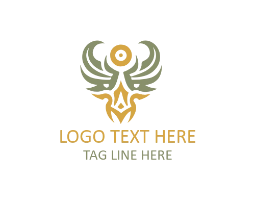 Tribal Crest Logo for Premium Cultural Branding