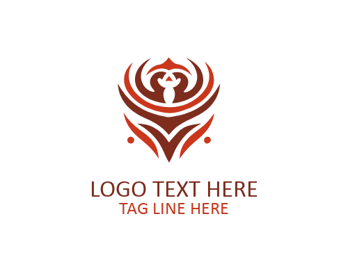Tribal Cross Pattern Logo