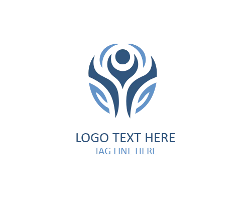Tribal Cross Symbol Logo