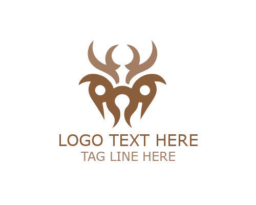 Tribal Crown Logo for Royal and Cultural Branding