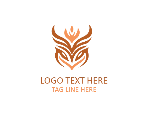 Tribal Dragon Style Logo