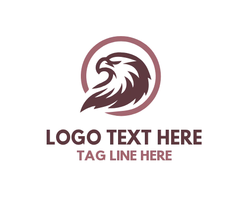 Tribal Eagle Symbol Logo
