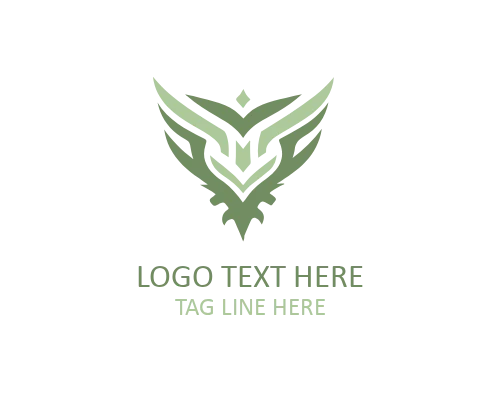 Tribal Eye Emblem Logo