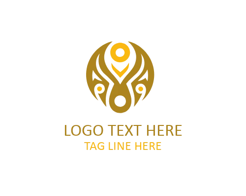 Tribal Eye Mark Logo