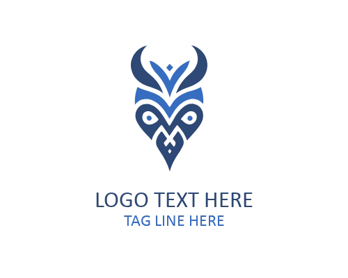 Tribal Eye Symbol Logo