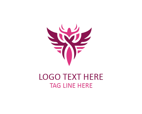 Tribal Falcon Emblem Logo