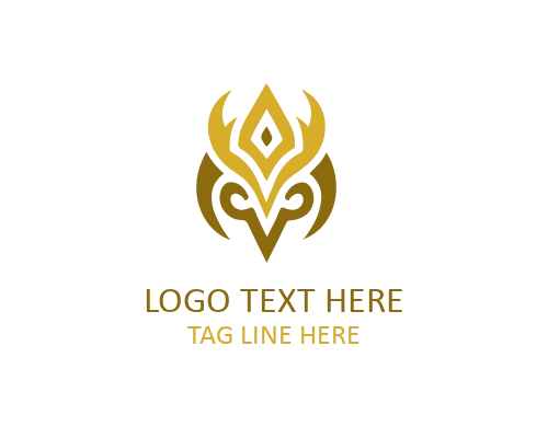 Tribal Fang Symbol Logo