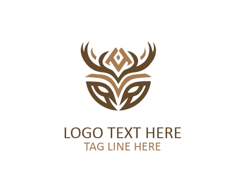 Tribal Feather Icon Logo