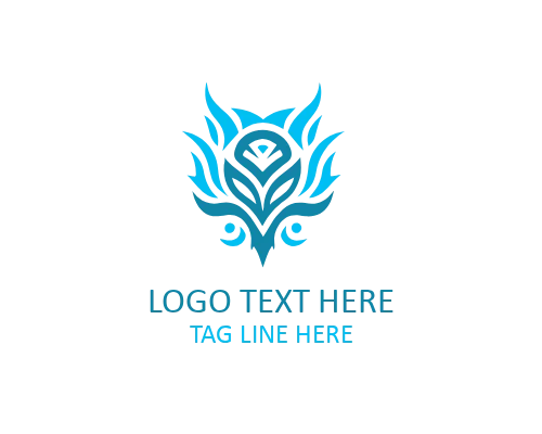 Tribal Hand Symbol Logo