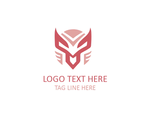 Tribal Heart Symbol Logo