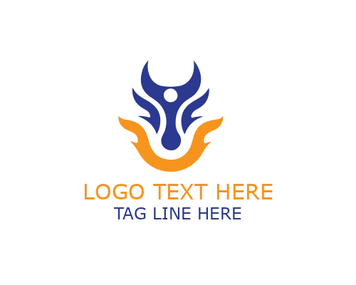Tribal Ink Style Logo for Tattoo and Creative Branding
