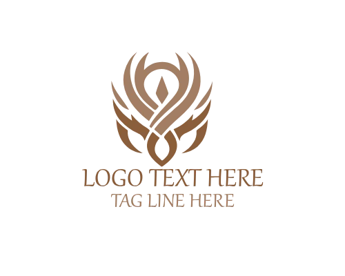 Tribal Pattern Logo for Cultural and Artistic Branding