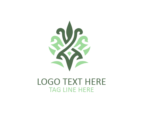 Tribal Pattern Symbol Logo