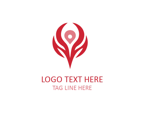 Tribal Phoenix Mark Logo