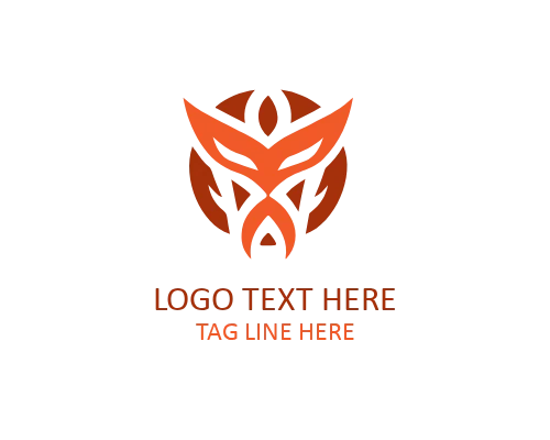 Tribal River Pattern Logo