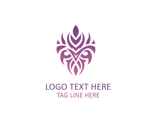 Tribal Serpent Emblem Logo