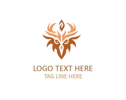 Tribal Shield Icon Logo