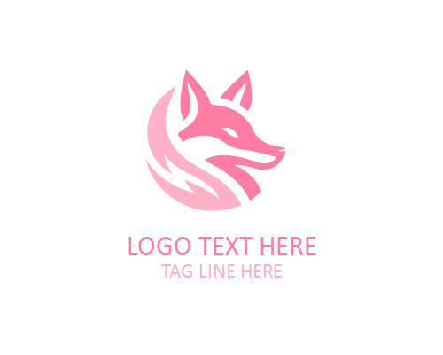 Tribal Style Fox Logo