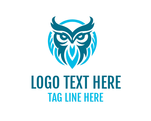 Tribal Style Owl Logo