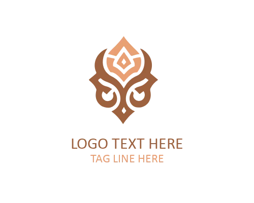 Tribal Sun Symbol Logo