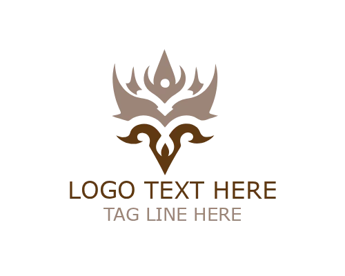 Tribal Totem Logo for Cultural and Spiritual Branding