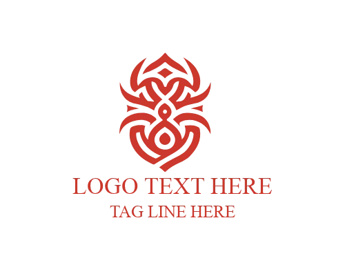 Tribal Warrior Crest Logo for Cultural and Sports Branding