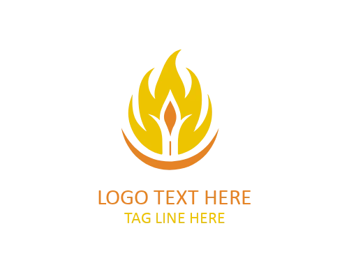 Tribal Wave Pattern Logo