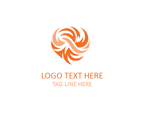 Tribal Wolf Head Logo
