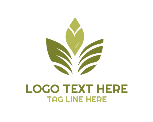 Triple Leaf Nature Logo
