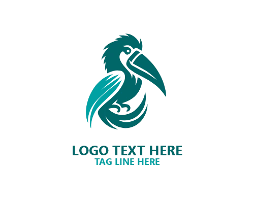  Tropical Bird Circle Logo