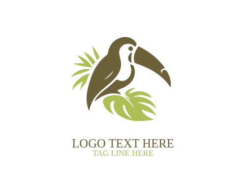  Tropical Bird Nature Emblem