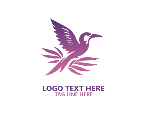 Tropical Bird Wildlife Logo