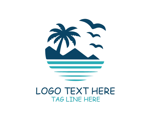 Tropical Paradise Beach Brand Logo