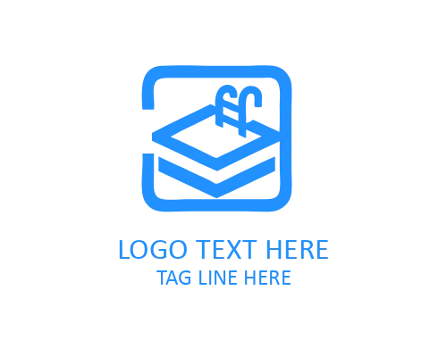  Tropical Pool Vacation Logo for Travel and Leisure Brands