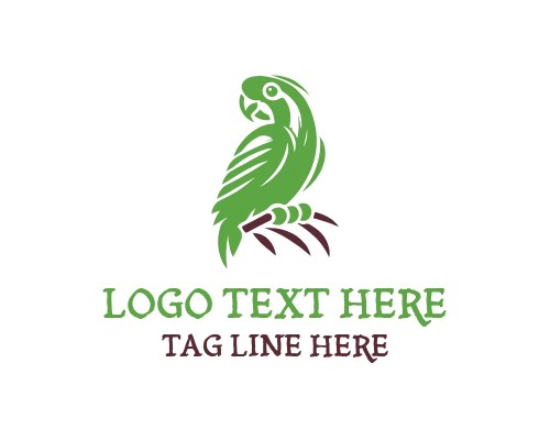 Tropical Premium Parrot Logo