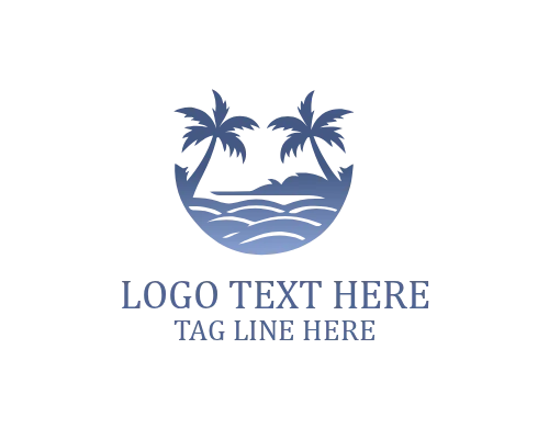 Tropical Seaside Logo