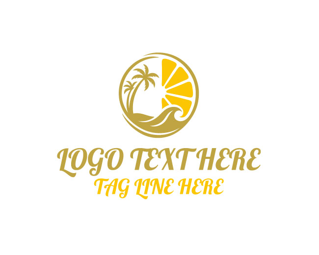 Tropical Shore Lemon Logo