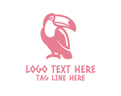 Tropical Toucan Bird Logo