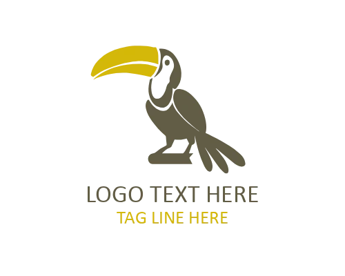 Tropical Toucan Logo for Nature and Travel Brands