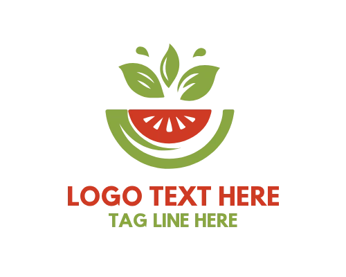 Tropical Watermelon Summer Vibes Logo