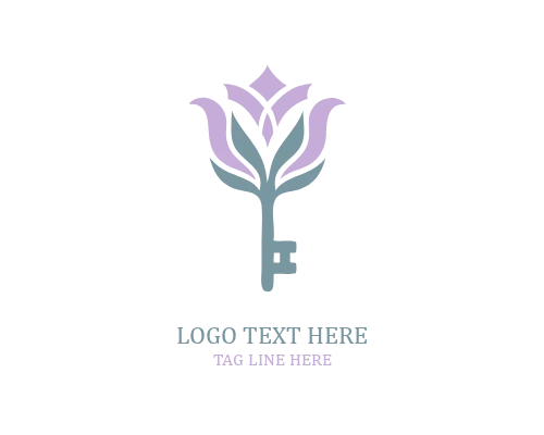Tulip Circle Emblem Logo