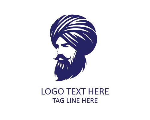 Turban Wear Logo for Fashion, Apparel, and Cultural Brands