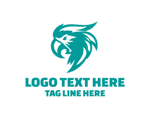 Turquoise Parrot Logo