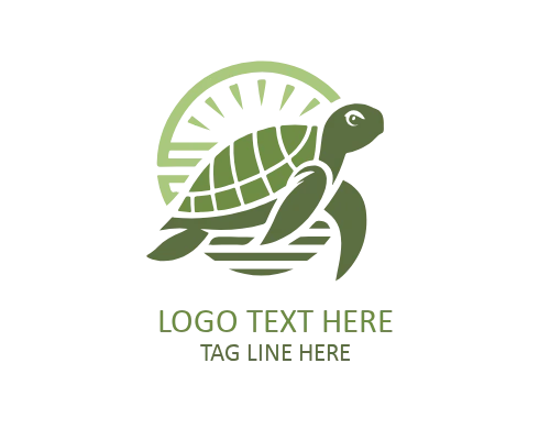 Turtle Nature Wildlife Logo