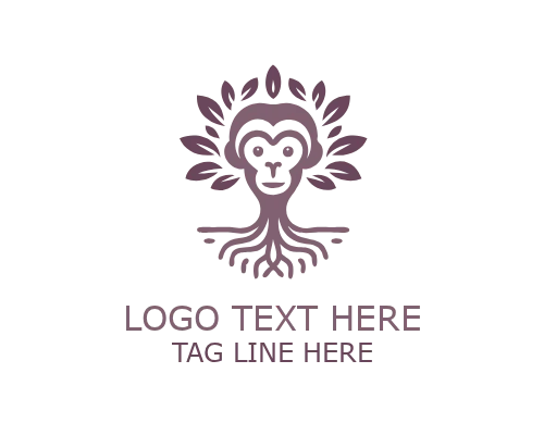 TwigTrot Leaf Monkey Logo