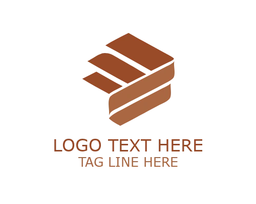 Twisted Abstract Ribbon Logo for Creative and Elegant Branding