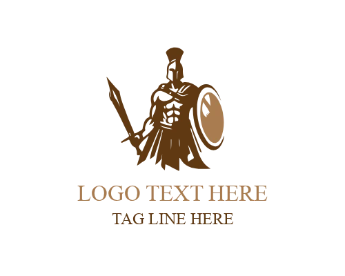 Ultimate Gladiator Logo for Premium Warrior and Sports Branding