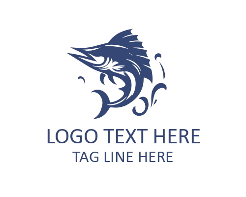 Ultimate Marlin Fish Logo for Fishing and Marine Branding